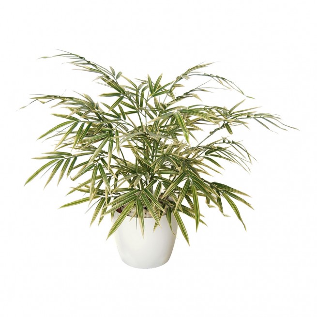 Planta semi-artificiala Ila, Bamboo Japaness Bush - 60 cm